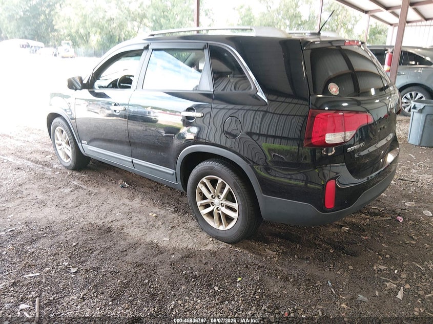 Vin: 5xyktca65fg574441, lot: 46335705, kia sorento lx 20153