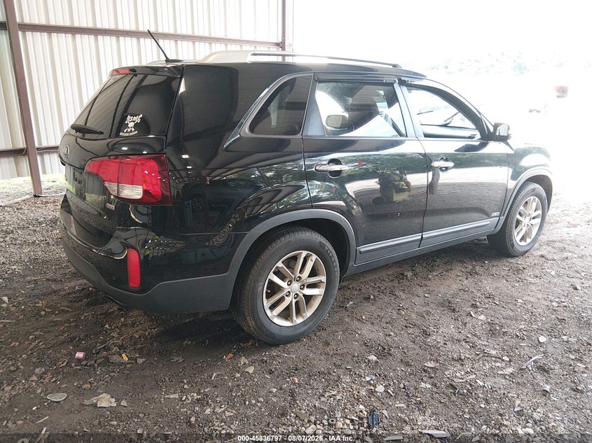 Vin: 5xyktca65fg574441, lot: 46335705, kia sorento lx 20154