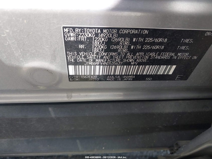 TOYOTA RAV4 HYBRID - zdjęcie 9