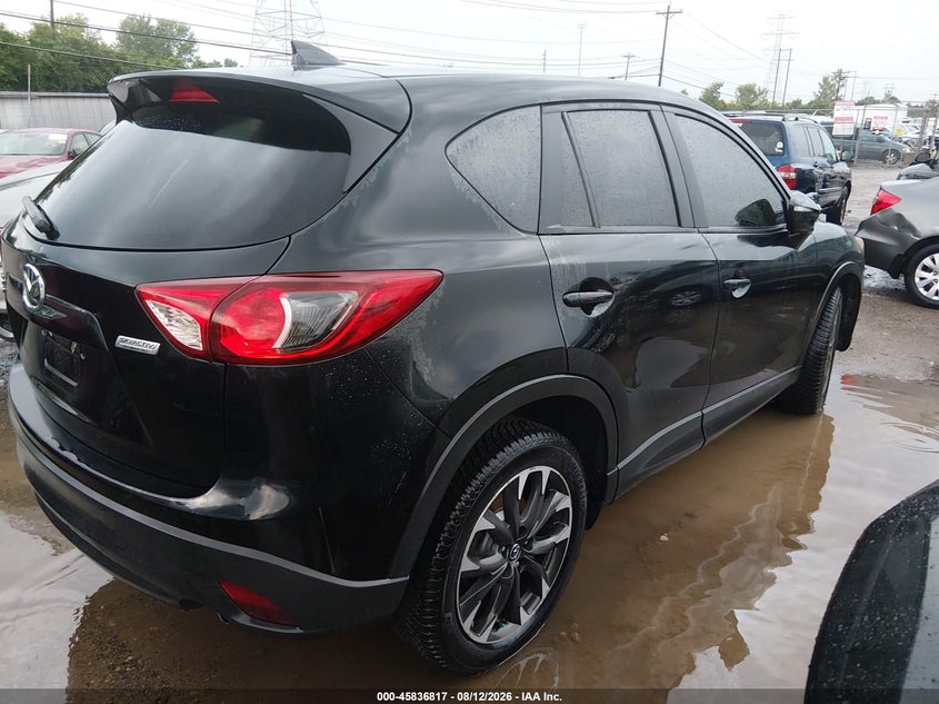 Vin: jm3ke4dy5g0705279, lot: 46335725, mazda cx-5 grand touring 20164