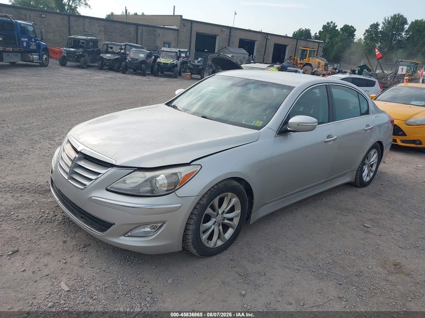 Vin: kmhgc4ddxdu215079, lot: 46335773, hyundai genesis 3.8 20132