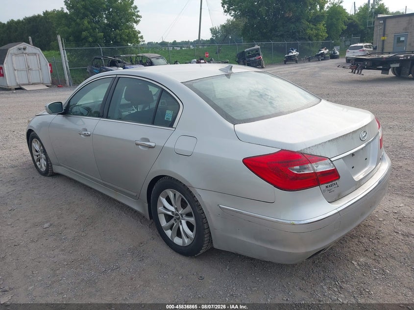 Vin: kmhgc4ddxdu215079, lot: 46335773, hyundai genesis 3.8 20133