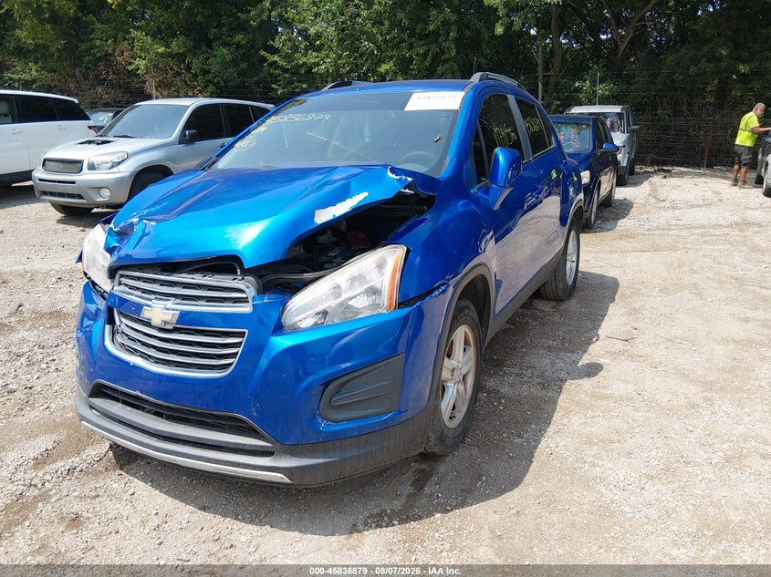 Vin: kl7cjlsb1fb221126, lot: 46335787, chevrolet trax lt 20152