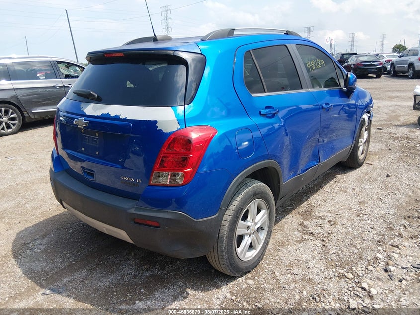 Vin: kl7cjlsb1fb221126, lot: 46335787, chevrolet trax lt 20154