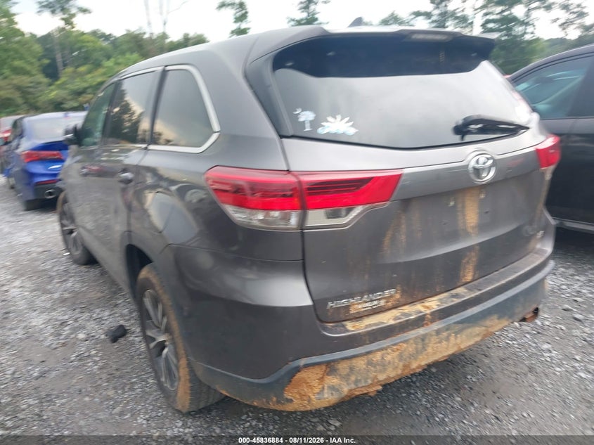 TOYOTA HIGHLANDER 2017 VIN 5TDZZRFH3HS205688