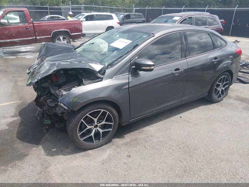 Vin: 1fadp3h21hl201572, lot: 46335892, ford focus sel 20172