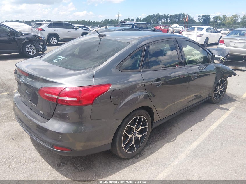 Vin: 1fadp3h21hl201572, lot: 46335892, ford focus sel 20174
