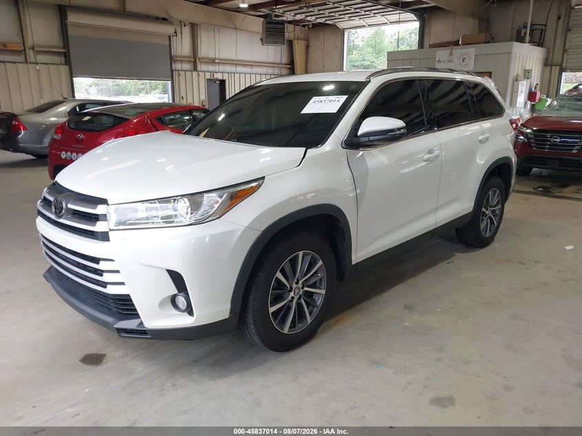 Vin: 5tdkzrfh4ks311513, lot: 46335922, toyota highlander xle 20192