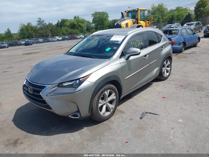Vin: jtjyarbz6h2084631, lot: 46335934, lexus nx 200t 20172