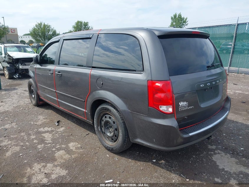 Vin: 2c4rdgbg9fr551413, lot: 46335950, dodge grand caravan se 20153