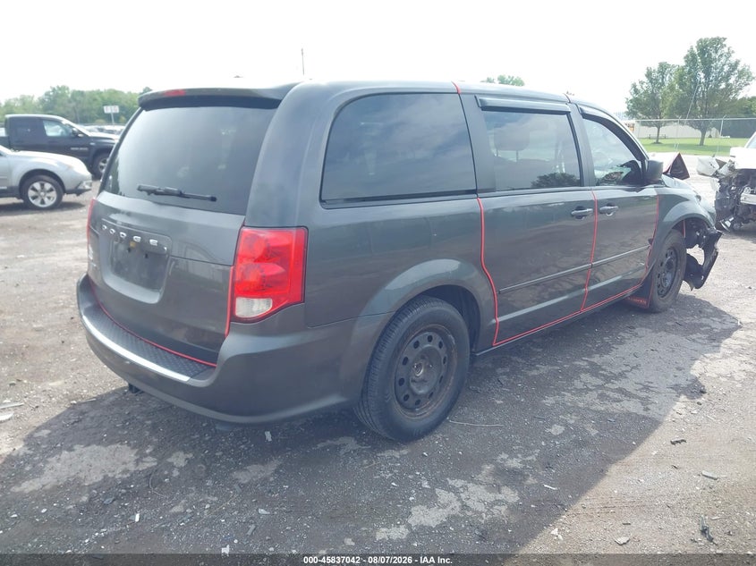 Vin: 2c4rdgbg9fr551413, lot: 46335950, dodge grand caravan se 20154