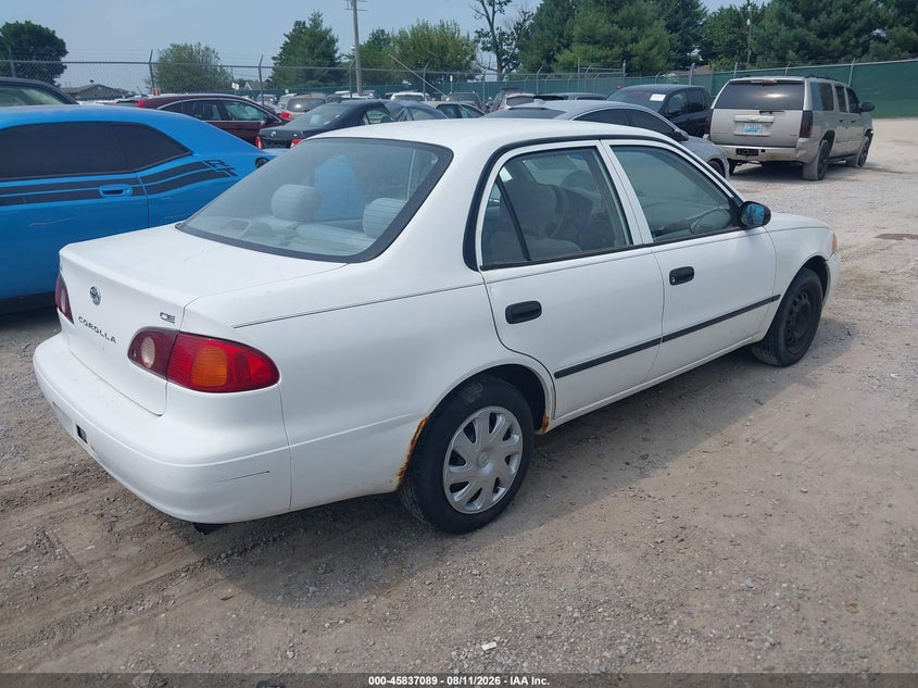 TOYOTA COROLLA 2002 VIN 2T1BR12E92C545748