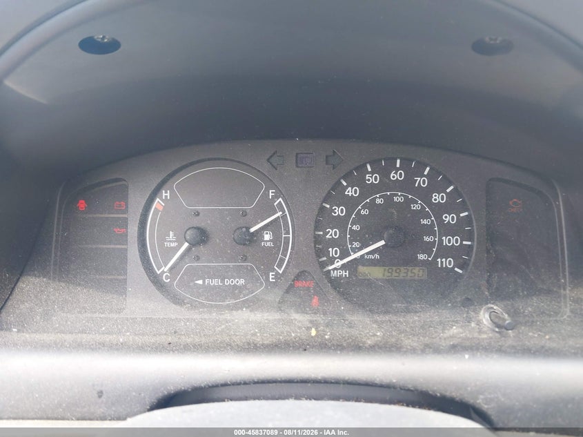 TOYOTA COROLLA 2002 VIN 2T1BR12E92C545748