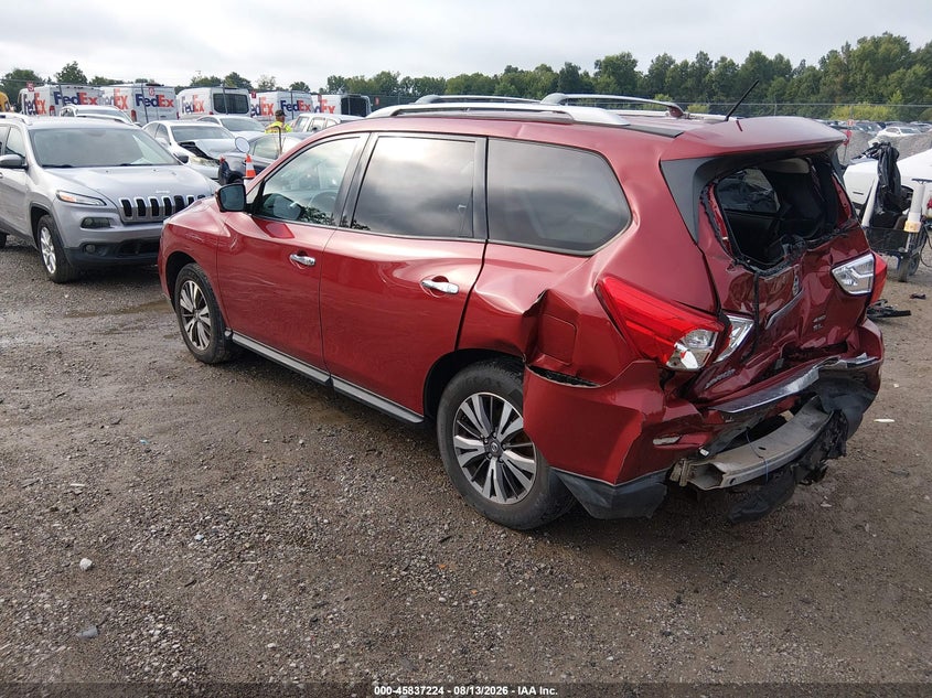 Vin: 5n1dr2mm7hc676905, lot: 46336132, nissan pathfinder s/sv/sl/platinum 20173