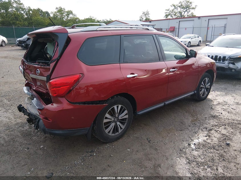 Vin: 5n1dr2mm7hc676905, lot: 46336132, nissan pathfinder s/sv/sl/platinum 20174