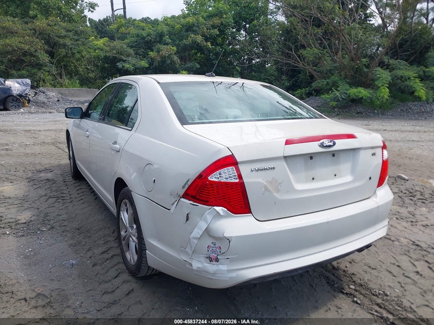 Vin: 3fahp0haxcr314678, lot: 46336152, ford fusion se 20123