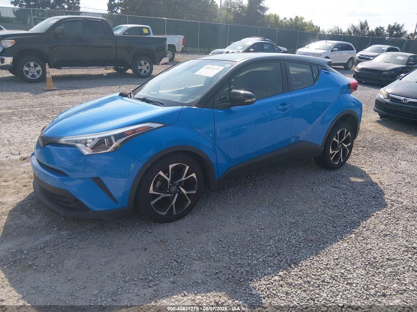 Vin: jtnkhmbx3k1022232, lot: 46336187, toyota c-hr xle 20192