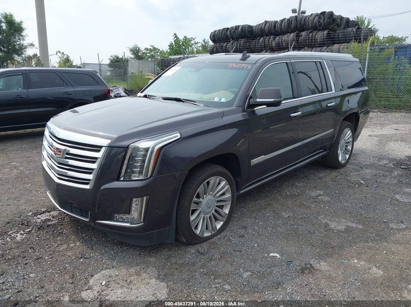 Vin: 1gys4kkjxjr336793, lot: 46336199, cadillac escalade esv platinum 20182