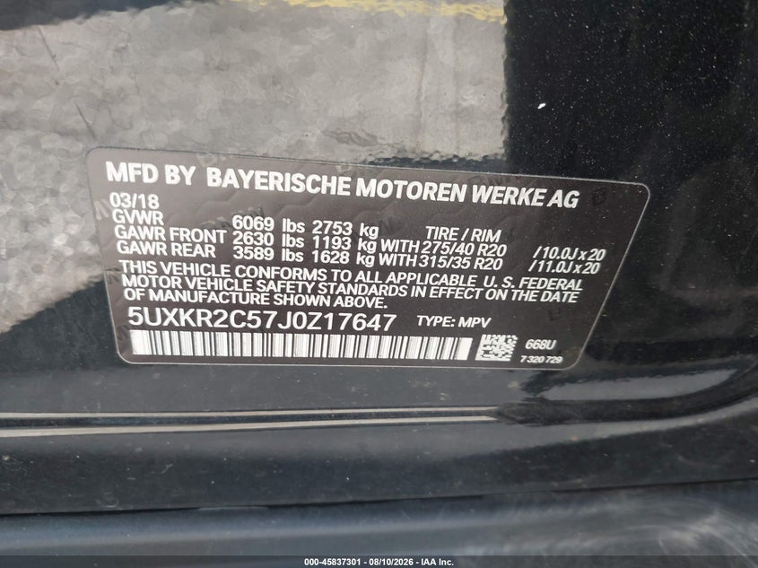 2018 BMW X5 SDRIVE35I · Photo 9