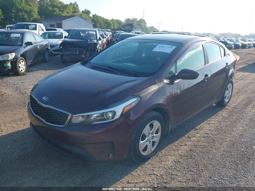 Vin: 3kpfk4a77he080326, lot: 46336243, kia forte lx 20172