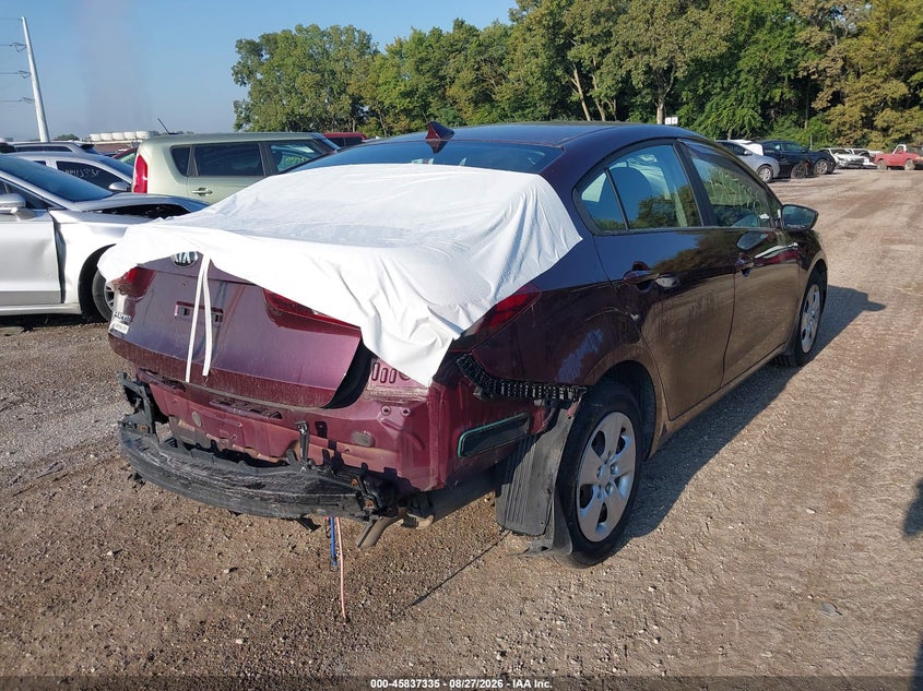 Vin: 3kpfk4a77he080326, lot: 46336243, kia forte lx 20174