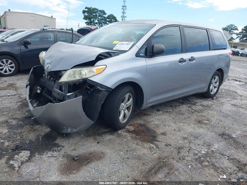 Vin: 5tdzk3dc1cs181344, lot: 46336295, toyota sienna base v6 7 passenger 20122