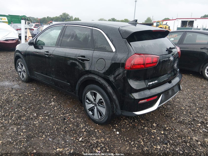 Vin: kndcb3lc0h5065590, lot: 46336311, kia niro fe 20173