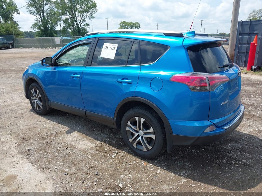 Vin: jtmbfrev5hj704541, lot: 46336333, toyota rav4 le 20173