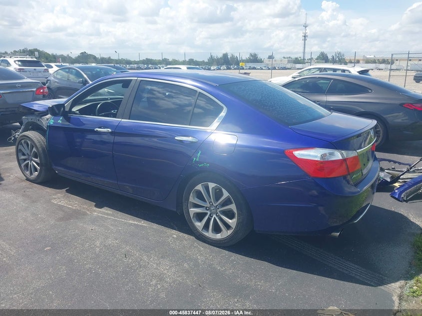 Vin: 1hgcr2f57da074549, lot: 46336355, honda accord sport 20133