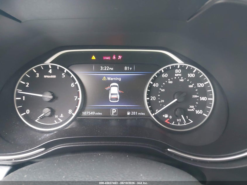 2018 NISSAN MAXIMA auction photo 7
