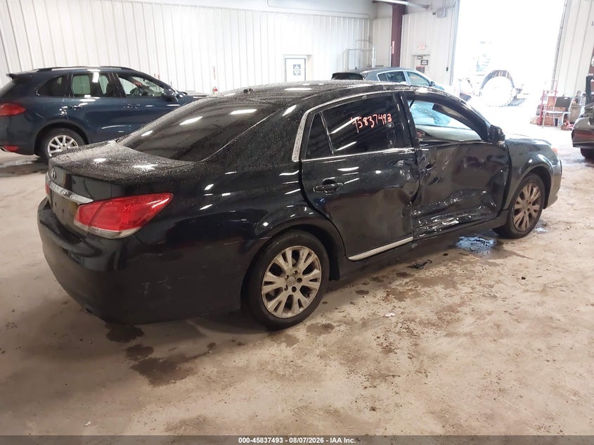 Vin: 4t1bk3db0cu454130, lot: 46336401, toyota avalon 20124