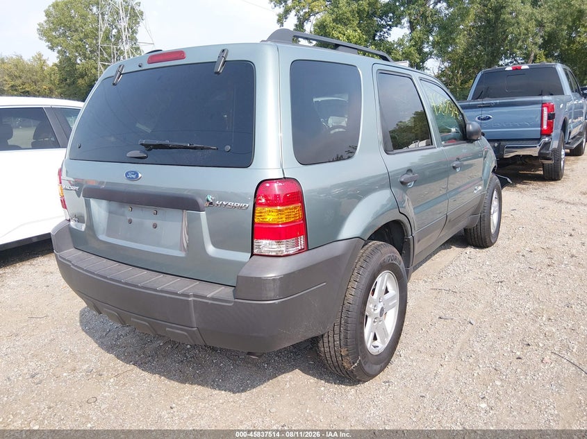 FORD ESCAPE HYBRID 2007 VIN 1FMCU49H87KA68882