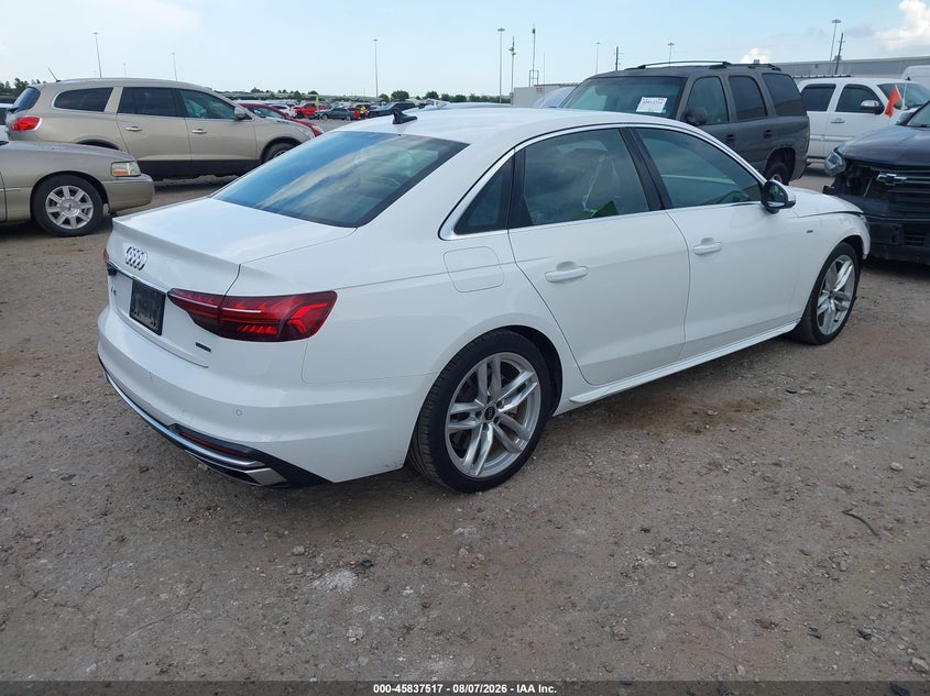 Vin: waueaaf4xrn008994, lot: 46336425, audi a4 premium plus 45 tfsi s line quattro s tronic 20244