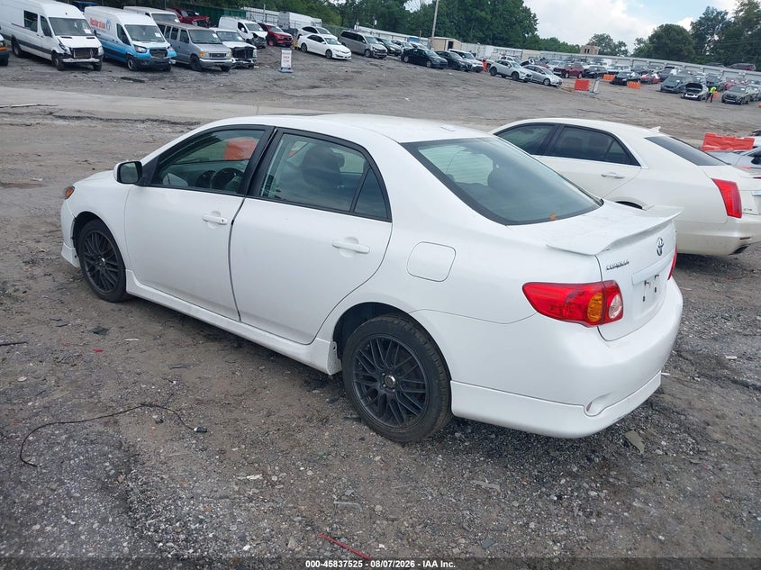 Vin: 1nxbu4ee6az216627, lot: 46336433, toyota corolla s 20103