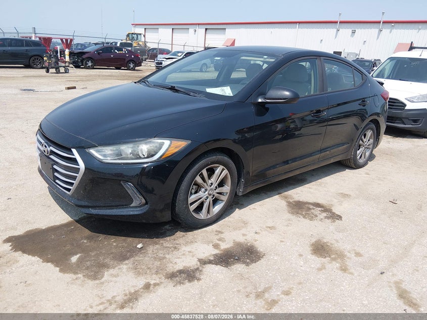 Vin: kmhd84lf0hu104005, lot: 46336436, hyundai elantra se 20172