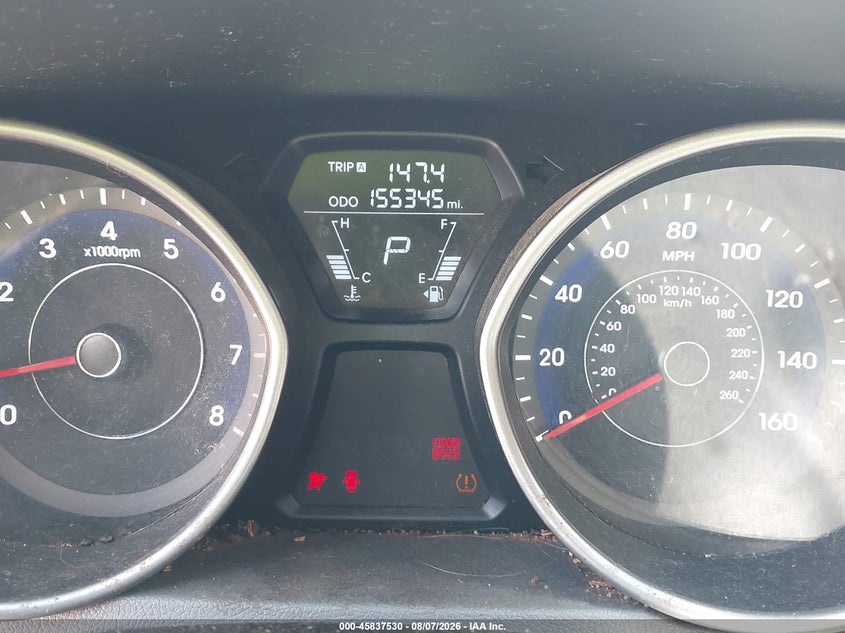 HYUNDAI ELANTRA 2012 VIN 5NPDH4AEXCH078062