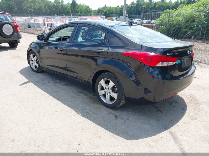 Vin: 5npdh4aexch078062, lot: 46336438, hyundai elantra gls 20123