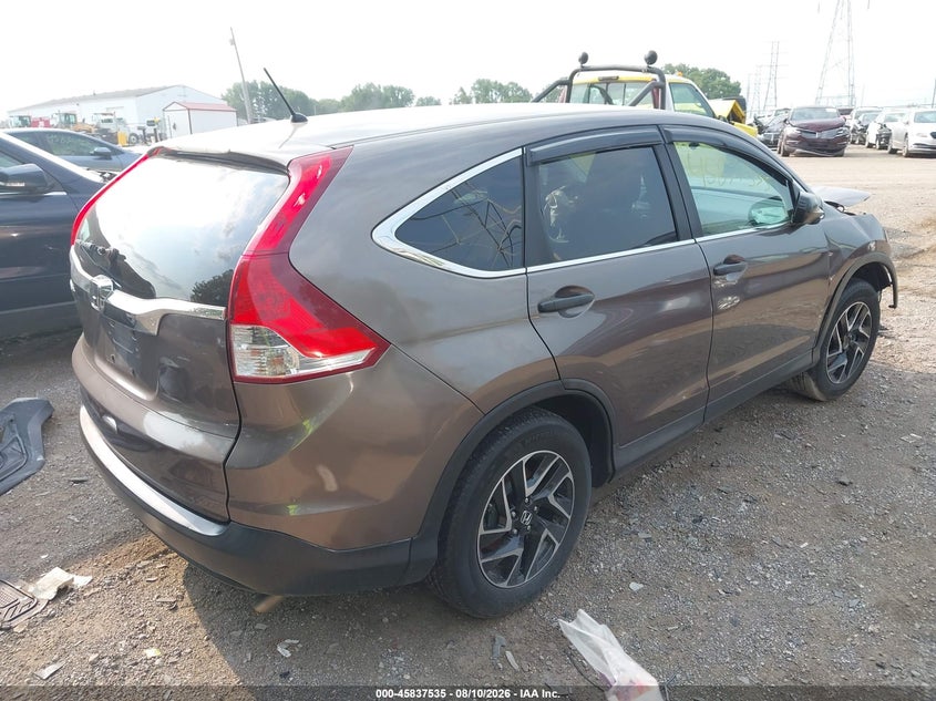 2016 HONDA CR-V SPORT UTILITY VEHICLE 2.4L I-4 DI, DOHC, VVT, 185HP