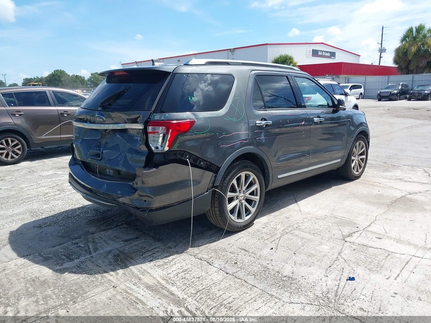 Vin: 1fm5k7f80hgc34045, lot: 46336479, ford explorer limited 20174