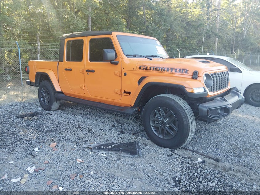 Vin: 1c6pjtag1sl540023, lot: 46336484, jeep gladiator sport s 2025 img_1