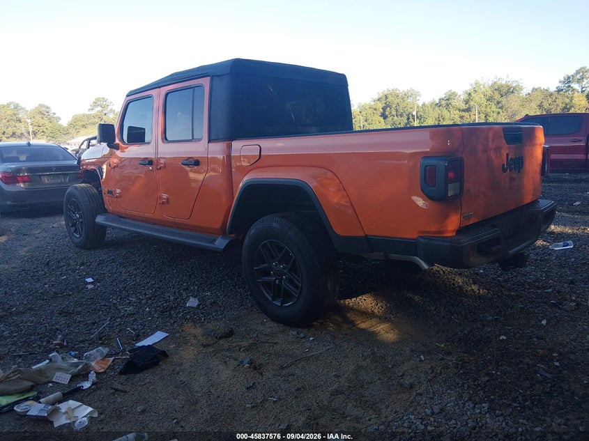 Vin: 1c6pjtag1sl540023, lot: 46336484, jeep gladiator sport s 20253