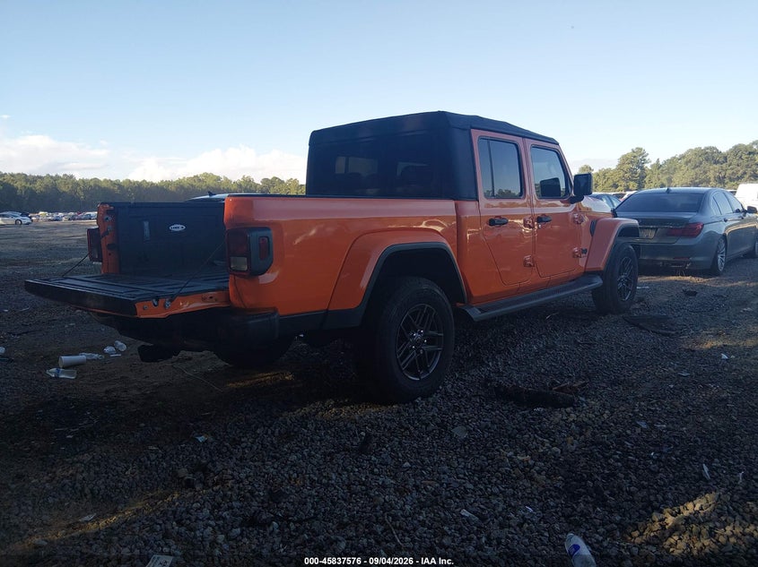 Vin: 1c6pjtag1sl540023, lot: 46336484, jeep gladiator sport s 20254