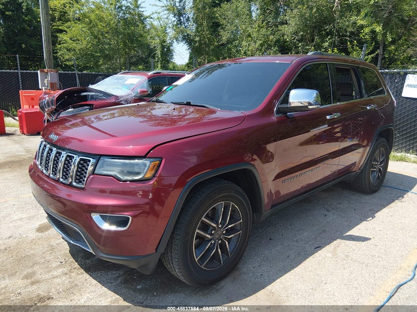 Vin: 1c4rjebg8kc573032, lot: 46336492, jeep grand cherokee limited 4x2 20192