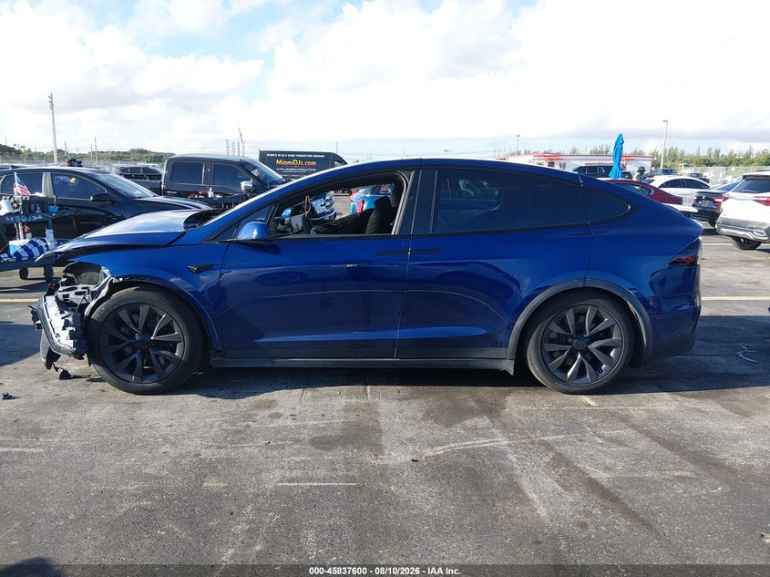 TESLA MODEL X 2025 VIN 7SAXCBE51SF462550