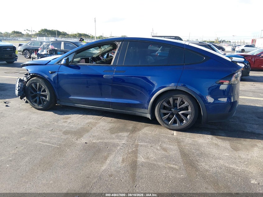 TESLA MODEL X 2025 VIN 7SAXCBE51SF462550