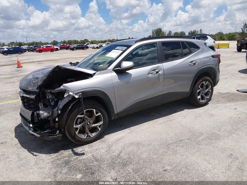 Vin: kl77lhep9sc266996, lot: 46336530, chevrolet trax fwd lt 20252