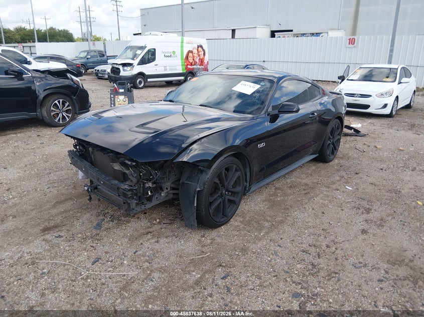 2018 Ford Mustang, Front End, IAAI, VIN 1FA6P8CF9J5144693 — photo 2