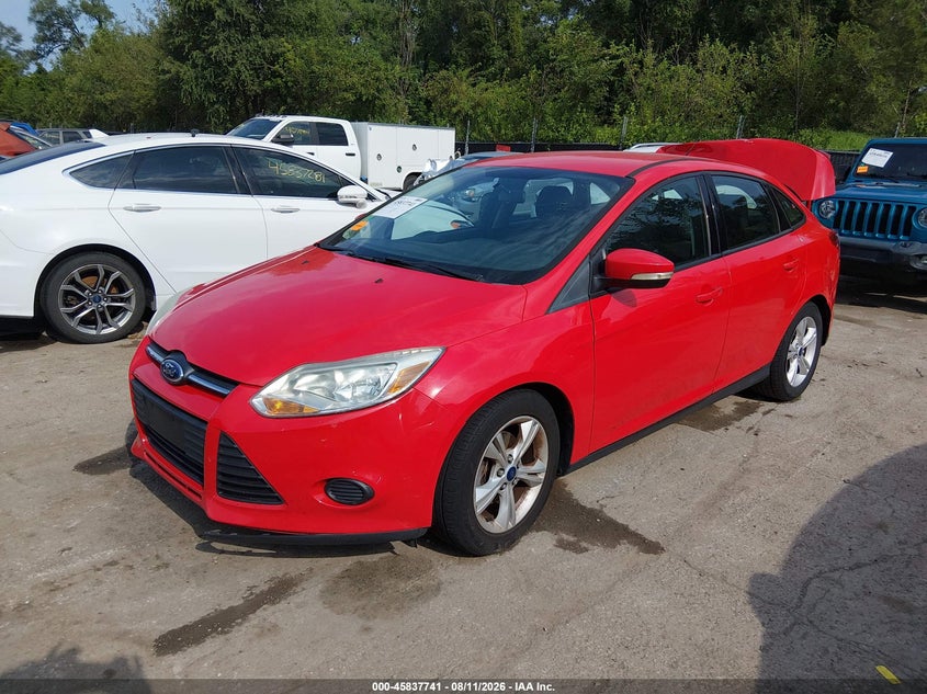 2014 Ford Focus, Rear, IAAI, VIN 1FADP3F2XEL428127 — photo 2