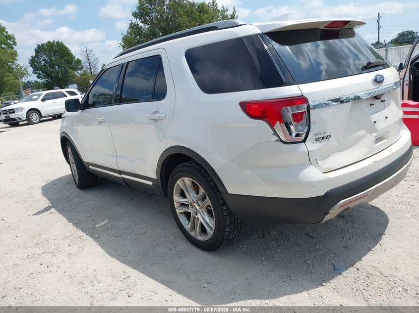 Vin: 1fm5k8d8xhgc47233, lot: 46336687, ford explorer xlt 20173