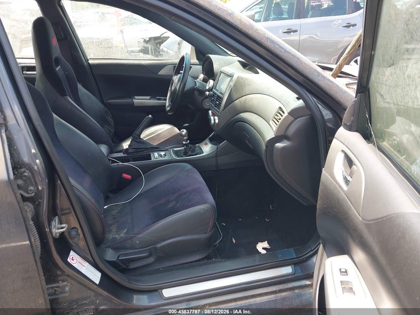 SUBARU IMPREZA WRX STI 2010 VIN JF1GR8H62AL811042